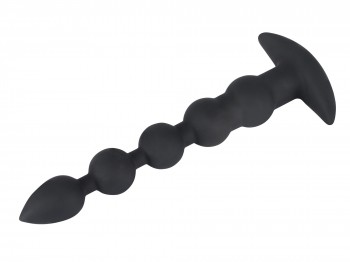 Black Velvets Rechargeable Beads Analkugelkette 21 cm
