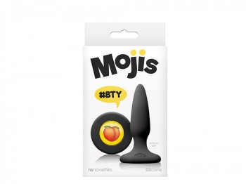 NS Novelties Mojis #BTY Buttplug Silikon small schwarz