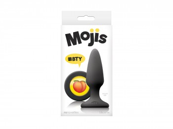 NS Novelties Mojis #BTY Buttplug Silikon medium schwarz