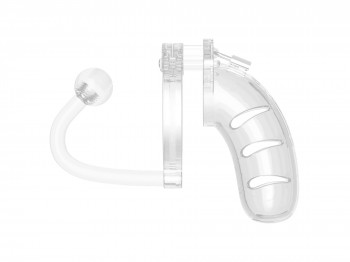MANCAGE 11 Peniskäfig mit Analplug aus Kunststoff 11,5 cm trans