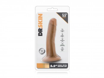 Dr Skin Dildo mit Saugfuß 13 cm hellbraun