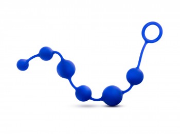Performance Silicone Anal Beads Analkugeln blau 40 cm