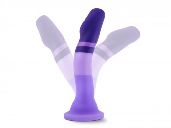 Bunter Silikon Dildo Avant D2 Purple Rain 15 cm