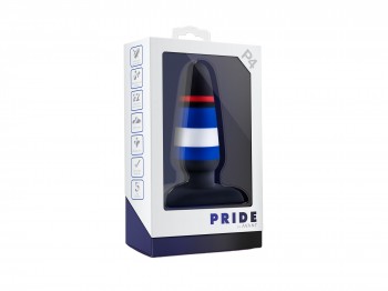 Bunter Silikon Plug Avant P4 Power Play Leather 10 cm