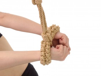 Shibari Strappado Rope Handfesseln mit Leine
