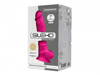 Premium Silicon Dildo aus Silexpan pink 17 cm