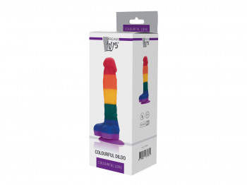Dream Toys Colourful Love Dildo Pride large