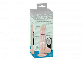 Medical Silicone Thrusting Vibrator 21 cm