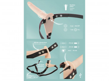 Vibrating Strap-On Harness mit Vibrator