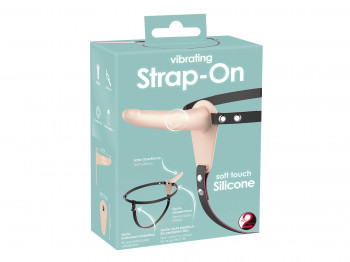 Vibrating Strap-On Harness mit Vibrator