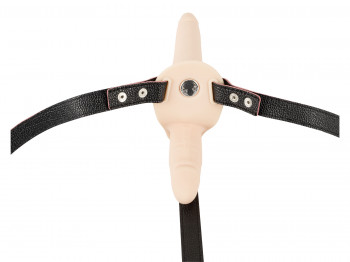 Vibrating Strap-On Harness mit Vibrator und Dildo