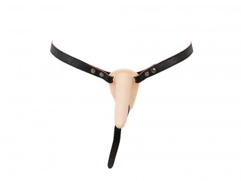 Vibrating Strap-On Harness mit Vibrator und Dildo