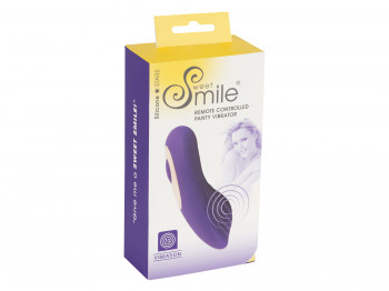 Sweet Smile Auflegevibrator mit 10 Vibrationsmodi und Fernbedienung