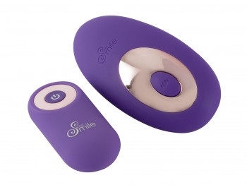 Sweet Smile Auflegevibrator mit 10 Vibrationsmodi und Fernbedienung