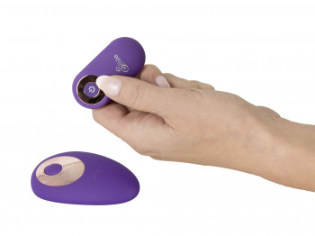 Sweet Smile Auflegevibrator mit 10 Vibrationsmodi und Fernbedienung