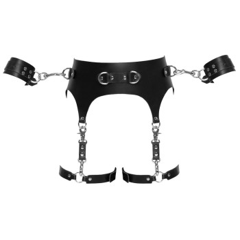 Zado Strapsgurt mit Hand- und Oberschenkelfesseln Gr. L/XL