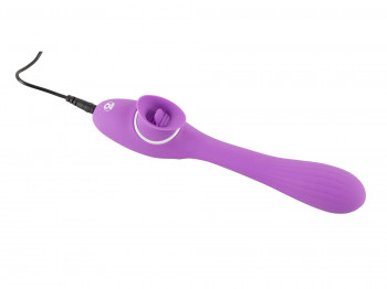 You2Toys 2-Function Bendable Rabbitvibrator lila 22 cm