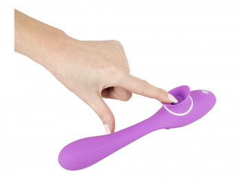 You2Toys 2-Function Bendable Rabbitvibrator lila 22 cm