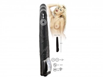 You2Toys Black Push Thrusting Stoßvibrator 27 cm