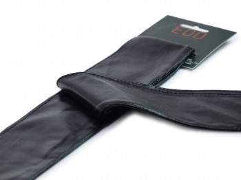 Premium Bondage-Schal wetlook schwarz glanz
