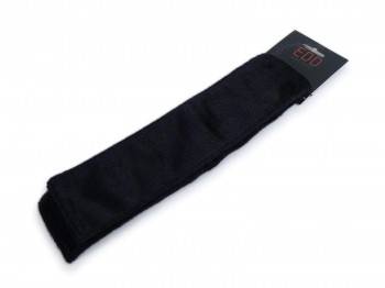 Premium Bondage-Schal schwarz - super flauschig