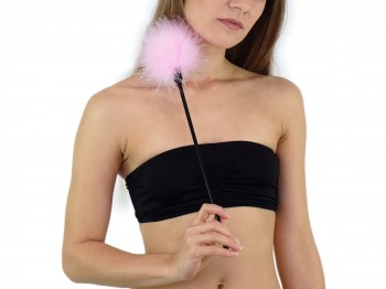 EDD LOVE-TOYS® Premium BDSM Feder-Tickler Rosa