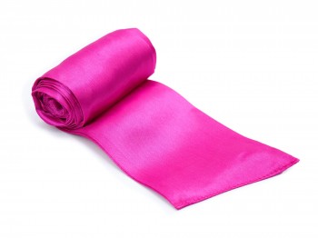 Premium Satin Bondage-Schal Pink