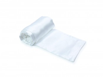 Premium Satin Bondage-Schal Weiß