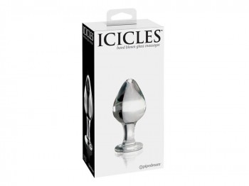 Icicles No.25 Glas-Analplug clear
