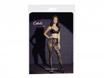 Cottelli Legwear Strumpfhose eingewebten Ornamenten