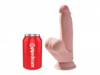 King Cock Dildo Triple Density Cock with Swinging Balls 21 cm