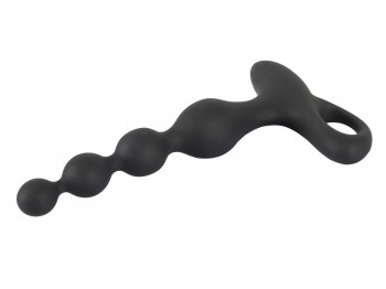 Black Velvets Rechargeable Anal Beads 20 cm