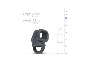 Boners Ballstretcher mit Hodentrenner Flüssigsilikon