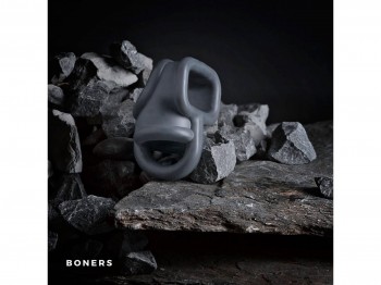 Boners Ballstretcher mit Hodentrenner Flüssigsilikon