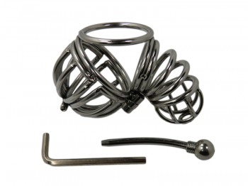 Peniskäfig mit Dilator und Hodenkorb kurz