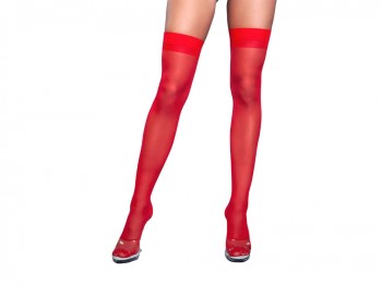 Be Wicked Favorite Day Nahtstrümpfe rot