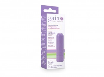 Biofeel Vibrator - Gaia Eco Bullet Rechargeable lila