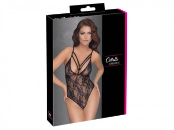 Cotelli Lingerie Body komplett aus Spitze Gr. S, M, L und XL