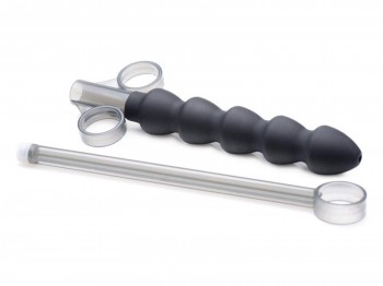 Master Series Silikon Lube Launcher mit Anal Beads