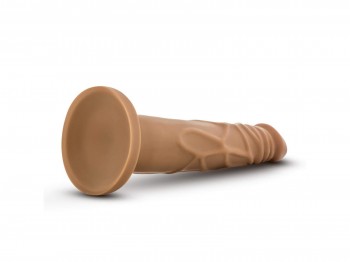 Dr. Skin Realistic Dildo schlank mit Saugfuß 19 cm hellbraun