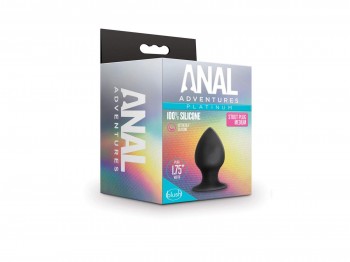 Anal Adventures Platinum Stout Plug medium 7 cm