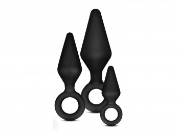 Anal Adventures Platinum Loop Plug Kit 3-teiliges Set