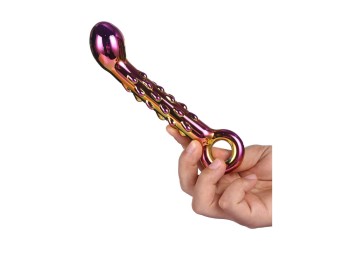 Dream Toys Glamour Glass Ribbed G-Spot Dildo