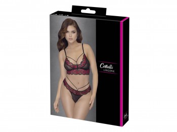 Cottelli Lingerie Dessous Set aus zweifarbiger Spitze