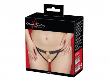 Bad Kitty String mit Doppel-Schrittkette Gr. S/M