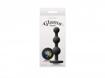 NS Novelties Glams ripple Plug schwarz