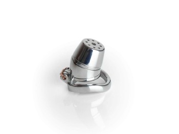Salt & Pepper Cage - Edelstahl Peniskäfig 45mm Basic-Lock