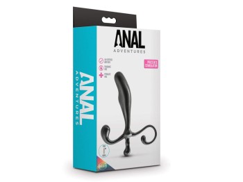 Anal Adventures Prostata Stimulator Analplug schwarz