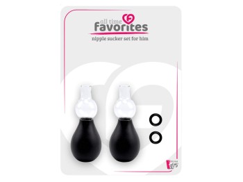 All Time Favorites Nipple Sucker Set Him schwarz