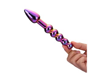 Dream Toys Glamour Glass Ridged Anal Dildo